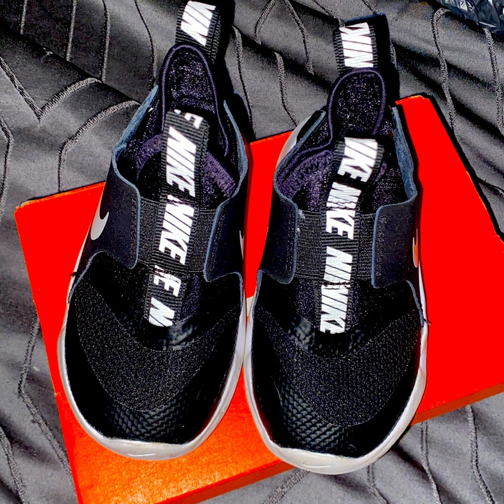 Black Nike Flex Runner Toddler Shoes Sz 7c